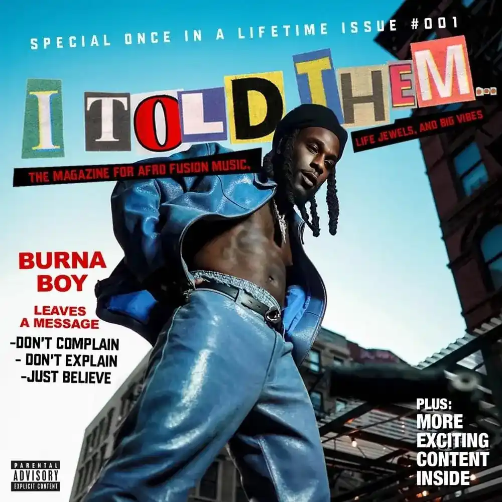 Burna Boy – I Told Them Ft. GZA (Lyrics)